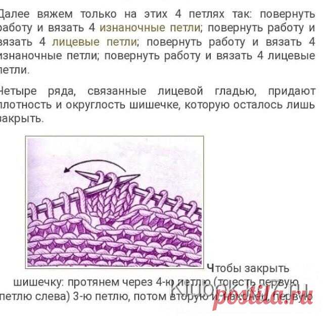 Шапочка спицами | Клубок