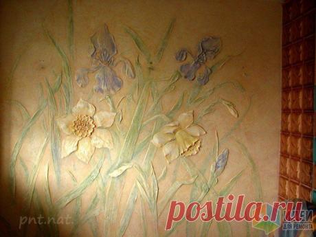 ПАННО &quot;НАРЦИССЫ И ИРИСЫ&quot; . МК ШАГ ЗА ШАГОМ. | Самоцветик