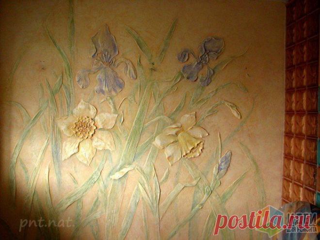 ПАННО "НАРЦИССЫ И ИРИСЫ" . МК ШАГ ЗА ШАГОМ. | Самоцветик