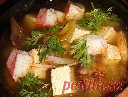 Мисо-суп с креветками и тофу / Супы из морепродуктов / TVCook: пошаговые рецепты c фото