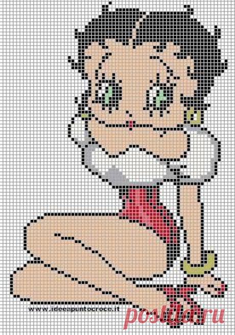 SCHEMI BETTY BOOP - Idee a Punto Croce