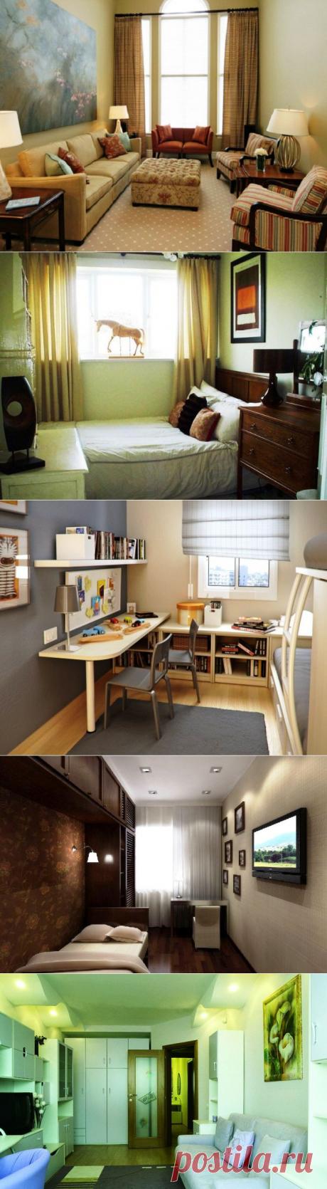 (+1) тема - Дизайн интерьера узкой комнаты | Школа Ремонта
Длинные вагонообразные комнаты есть во многих домах советской постройки. Многие люди даже сталкиваются с проблемой- как расставить мебель в такой комнате, какой цвет выбрать для отделки и как вообще хоть немного визуально расширить пространство.