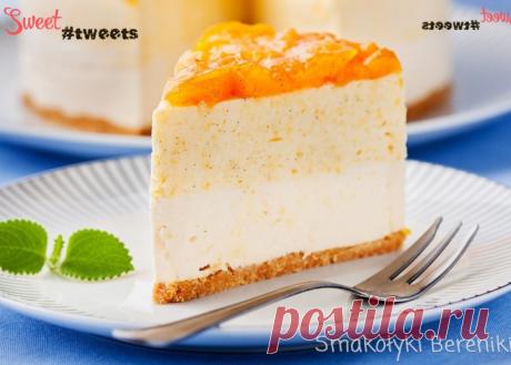 Карамельно-персиковый чизкейк (без выпечки) | Sweet Twittes