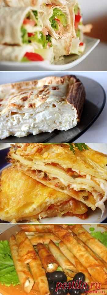 6 НЕОБЫЧНЫХ БЛЮД ИЗ ЛАВАША | Домашняя выпечка