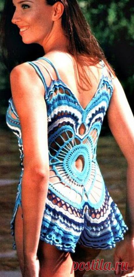 Купальник крючком &quot;Бабочка&quot;