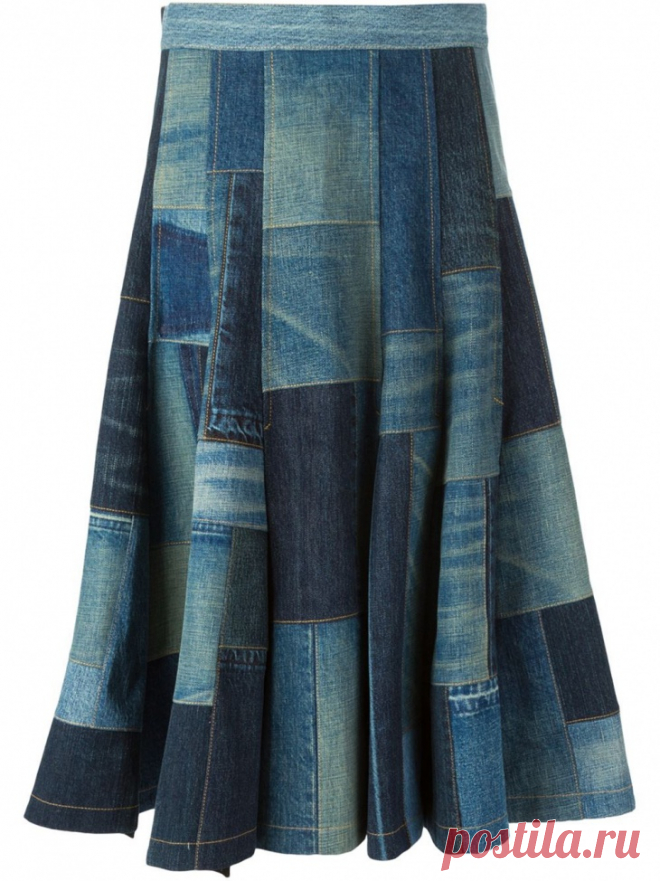 Юбки из джинсов, от Junya Watanabe