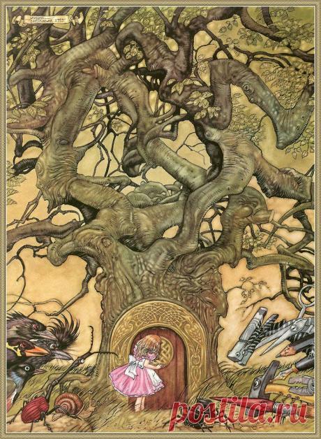 Alice in Wonderland by Angel Dominguez Алиса в стране чудес Энжел Домингес | Алиса в Стране Чудес