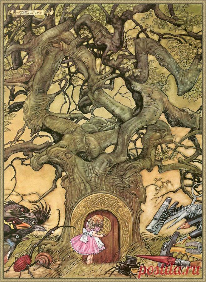 Alice in Wonderland by Angel Dominguez Алиса в стране чудес Энжел Домингес | Алиса в Стране Чудес