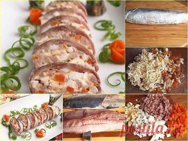 ФАРШИРОВАННАЯ СЕЛЬДЬ
Идеальный вкус:)
Селедка в любом варианте любима многими. Мы ее чаще всего
видим просто под колечками маринованного лука, либо под «шубой». Это рецепт внесет разнообразие в вашу сервировку все с той же любимой селедкой.
Ингредиенты:
Показать полностью…