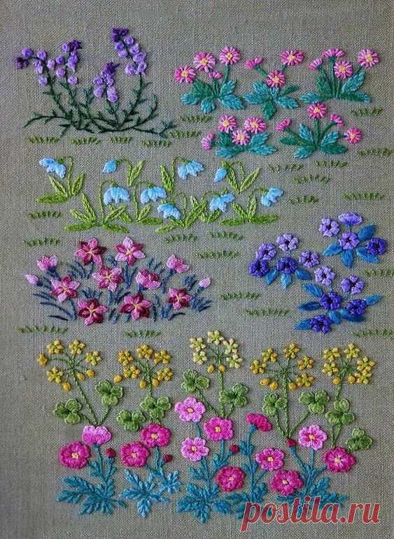 10+ Outstanding Crewel Embroidery Seed Stitch Gradient Leaves Ideas 6D3