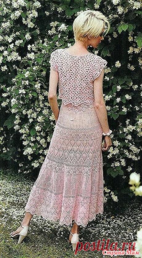 . Нежность розового. Сарафан и болеро. - Все в ажуре... (вязание крючком) - Страна Мам