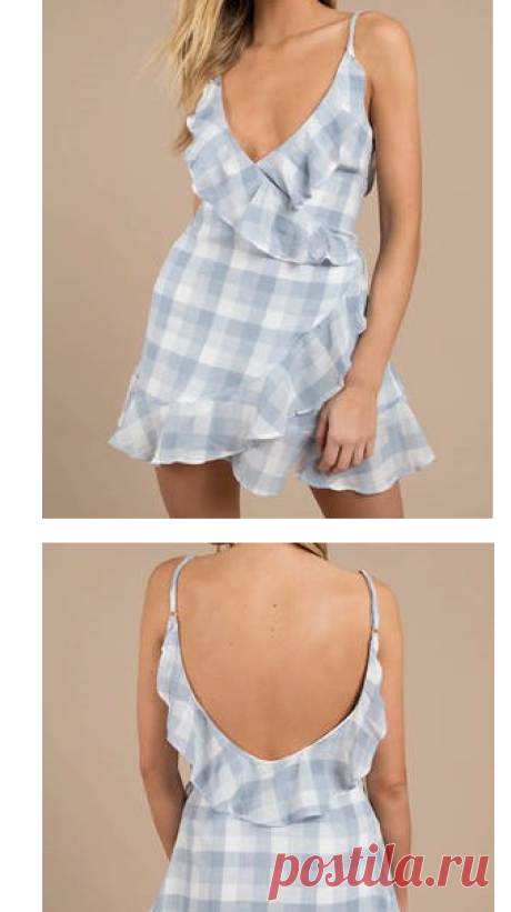 VESTIDO COM BABADO FRENTE E COSTAS TRANSPASSADO – SIHBLOG