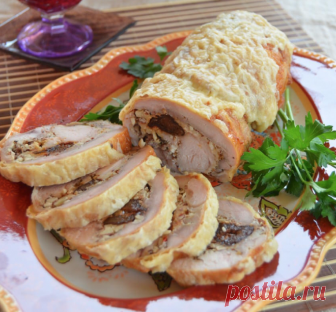 Обалденный куриный рулет 