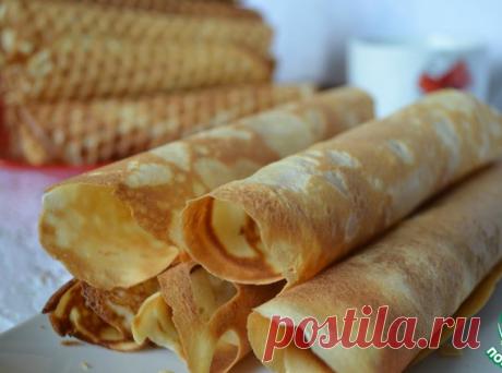 Вафельные трубочки на сковороде: Готовим без вафельницы