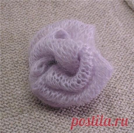 Цветы спицами. / Вязание спицами / Вязание спицами аксессуаров