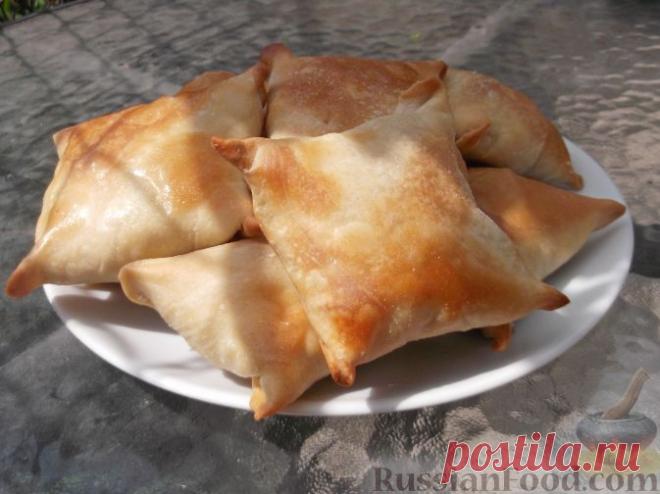 Рецепт: Тандыр самса (слоеные пирожки с мясом по-узбекски) на RussianFood.com