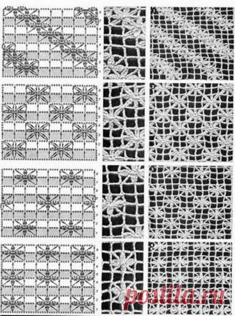 Irish crochet &amp;: Такое разное филейное вязание.