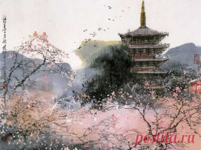 Картины Лю Maoshan {Часть 2} (13 фото) - Xaxor