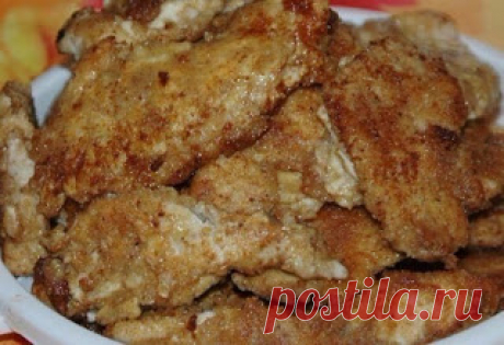 Лучшие кулинарные рецепты: Куриные отбивные в сырном кляре