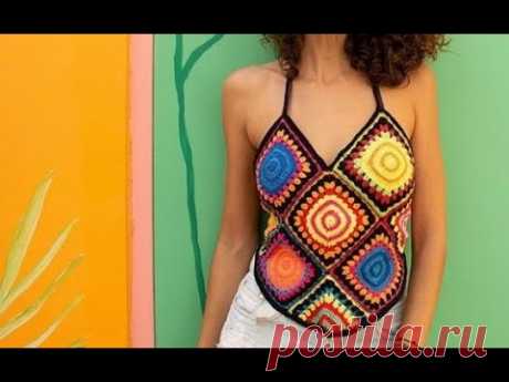 Кроп топ крючком - летние идеи для вязания и вдохновения. Summer crochet crop top ideas - YouTube #кроптоп #вязаныйтоп #кроптопкрючком #короткийтоп #топнабретельках #ажурныйтоп #топизквадратов #вязаниекрючком #вдохновение
#croptop #crochetcroptop #croptopcrochet #Summercrochet #grannysquaretop #crochettop #summerknitting #crochetideas #inspiration