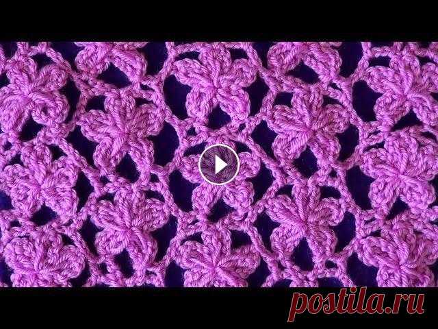 Ажурный узор Цветочки может быть связан из хлопковой или смесовой пряжи. Узор отлично подходит для ажурных летних моделей. Количество петель в пышных ...