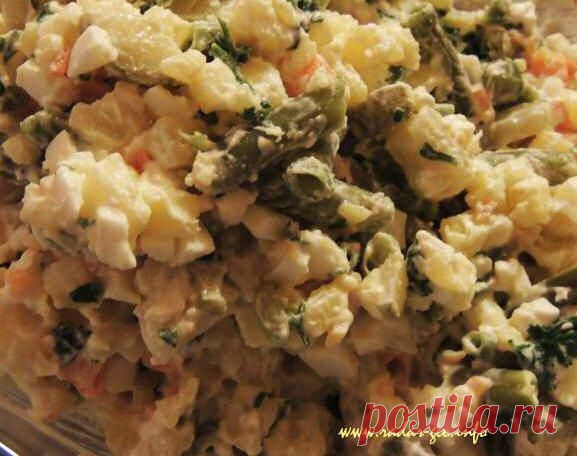 Солнечная Лапута -  с брынзой и стручковой фасолью