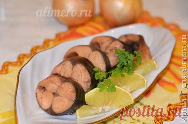 Скумбрия в луковой шелухе
