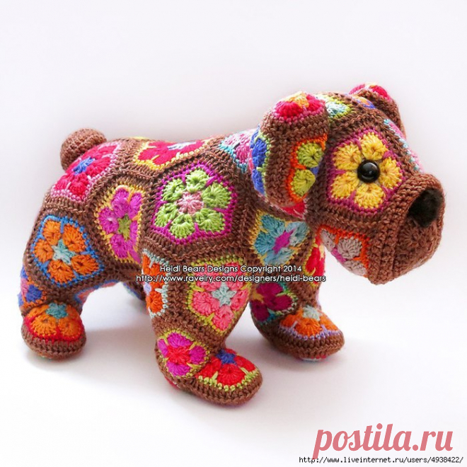 Собака от Heidi Bears