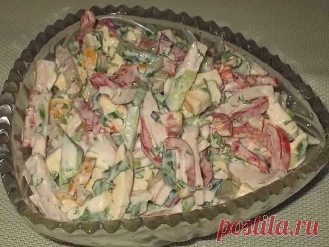 ✔ Самые вкусные рецепты - Recepti-ru: Салат «София» с копченым сыром