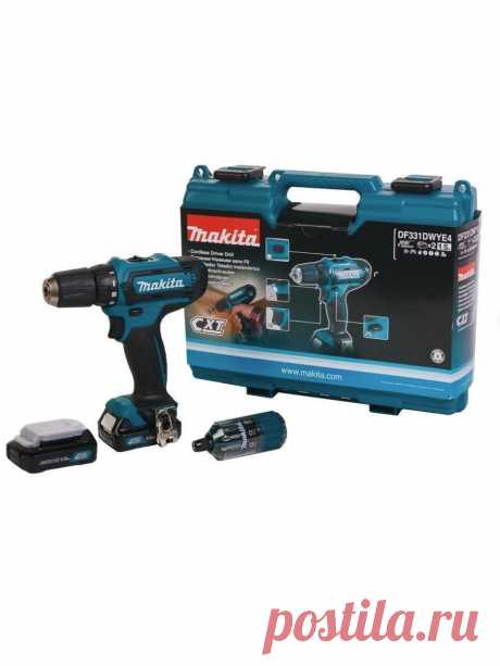 Дрель-шуруповерт аккумуляторная Makita DF333DWYE4 Makita 27496547 купить за 7 174 ₽ в интернет-магазине Wildberries