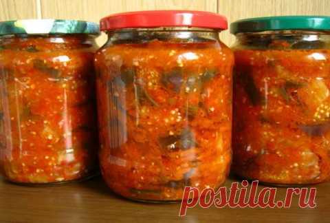 Лечо из баклажанов. Готовимся к зиме:-)