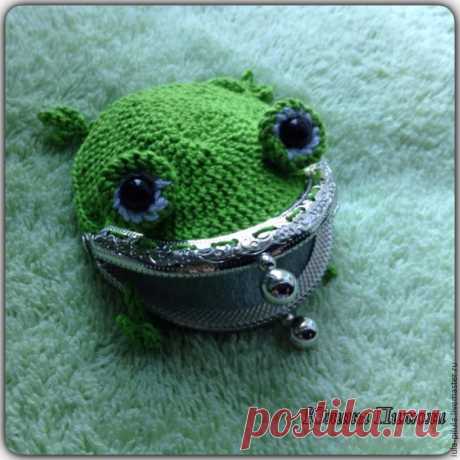 Вяжем кошелек «Полезная Лягушка» - Ярмарка Мастеров - ручная работа, handmade
