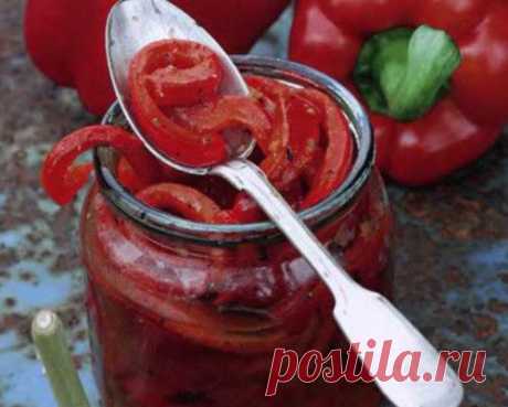 Рецепт сладко-острого перца на зиму