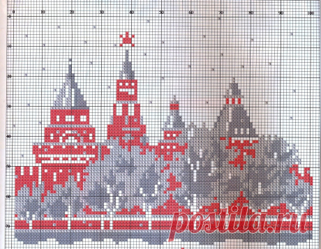 &quot;ПОД БОЙ КУРАНТОВ&quot; / Вышивка / Вышивка крестом