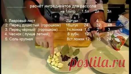 САМЫЙ ВКУСНЕЙШИЙ, БЕСПОДОБНЫЙ СУПЕР РЕЦЕПТ - ЗАСОЛКА САЛА В РАССОЛЕ