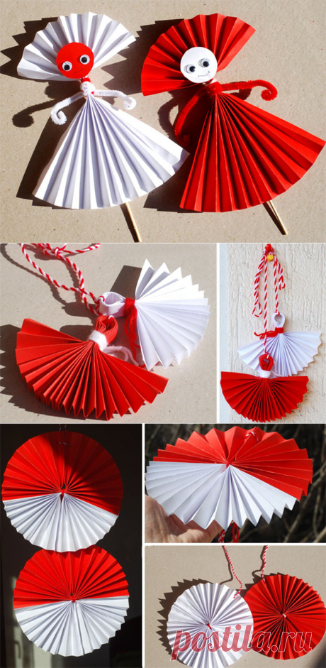 Мартеница из гармошек | Радуга