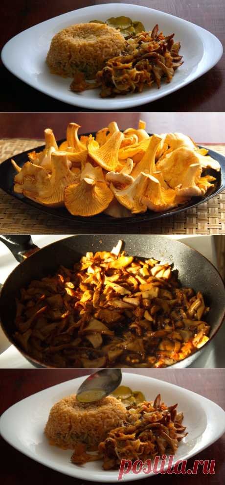 Как вкусно приготовить жареные грибы лисички - фото-рецепты