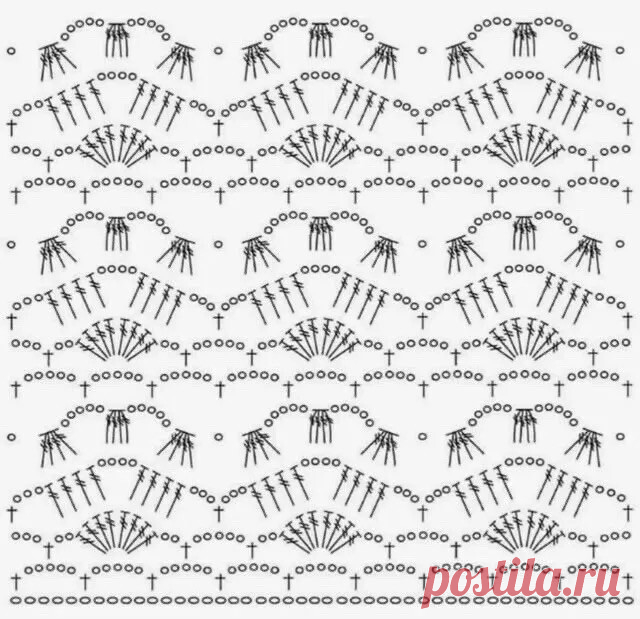 Узоры крючком
