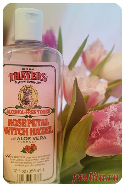 Тоник с гамамелисом Thayers Toner rose petal witch hazel