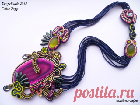 Украшения в технике сутажной вышивки от Csilla Papp Soutache Jewelry. Часть III