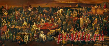 Famous People Painting with Wiki Links | Historical Figures With Image Map - ClipTank.com