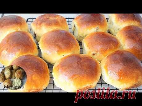 Сдобные БУЛОЧКИ С ИЗЮМОМ/Buns with raisins