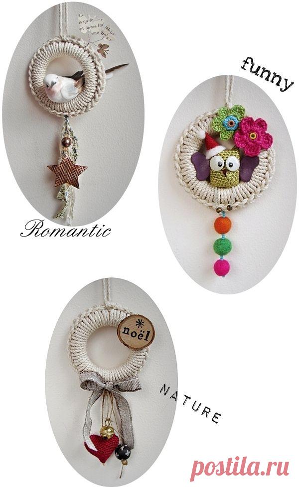 Самоделки из деревянных и пластиковых колец