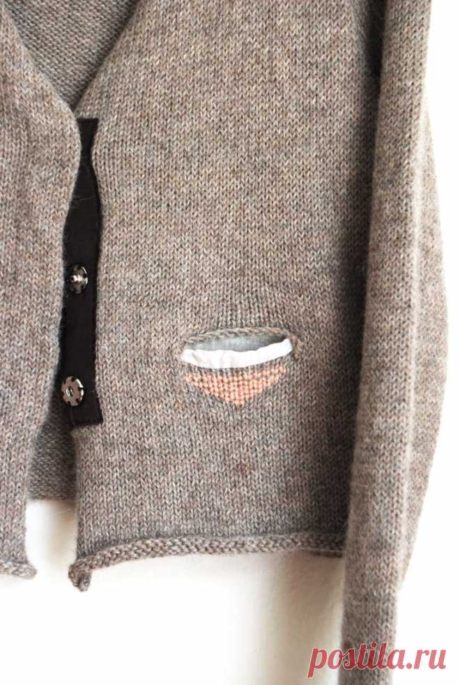 the details | P R I M O E Z A shop - knitting and fabric detail | Жакеты, кофты | Pocket Detail, Pockets and Knitting