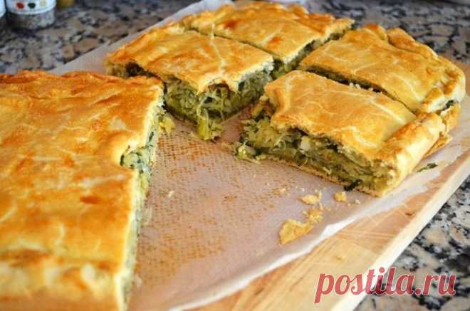 Быстрая капустная шарлотка