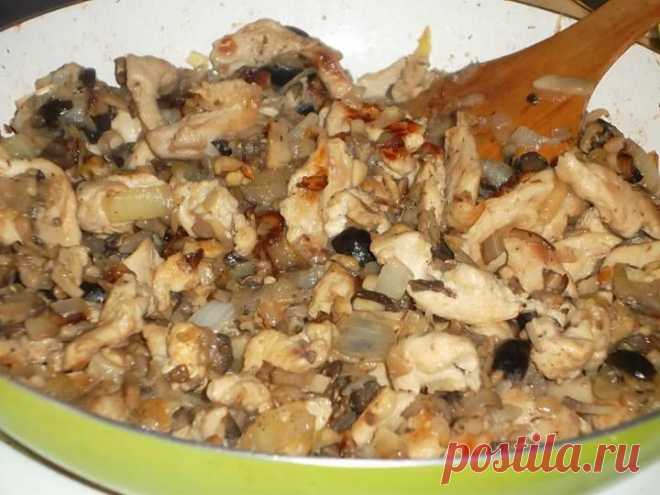 Перцы,фаршированные курицей и грибами.Пошаговый рецепт - Простые рецепты Овкусе.ру