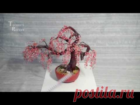 Искусственный бонсай. Сакура. Artificial bonsai.