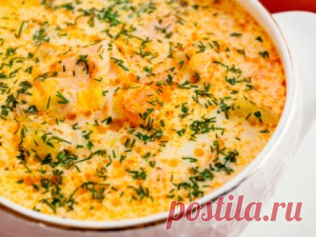 Пальчики оближешь! Сливочный суп с семгой &amp;#8212; Вкусные рецепты