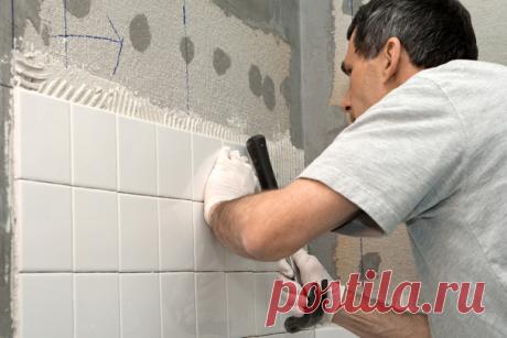Как легко исправить если отходит плитка