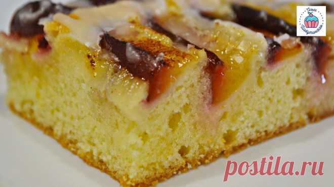 Сливовый пирог с сахарной глазурью, один из самых любимых летних пирогов! | Ольга Шобутинская | Дзен